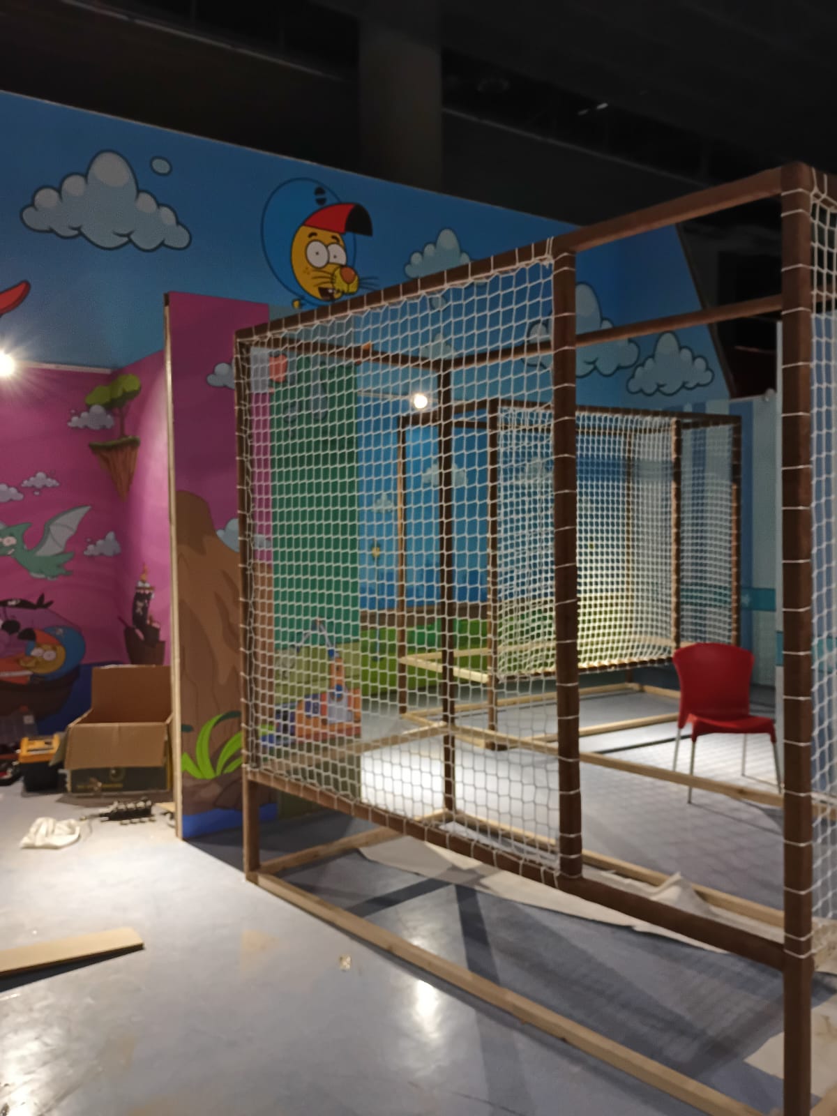 ÇOCUK OYUN PARKI FİLESİ 5 X 5 CM GÖZ AÇIKLIĞINDA 6 MM İP KALINLIĞINDA POLYESTER