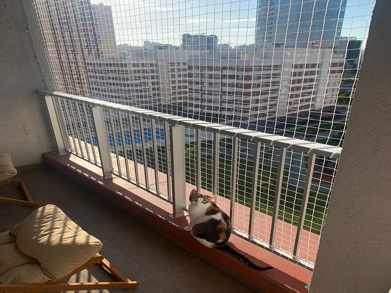 KEDİ FİLESİ 4 X 4 CM GÖZ ARALIKLI 3 MM İP KALINLIĞINDA